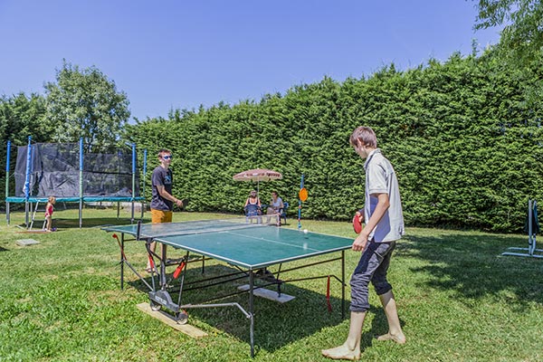 ping pong camping Isère