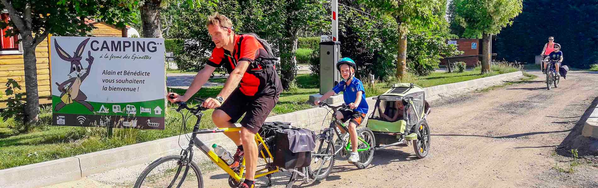 camping avec velo isere